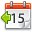 date,previous,schedule,calendar,backward,left,back,prev icon