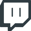 logo, media, social, twitch svg vector icon
