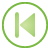 basic, begin, button, green icon