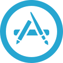 app, apple, appstore, store svg vector icon