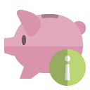 piggy,bank,info icon