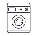 clean, laundry, machine, wash, washing svg vector icon