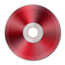 dark,red,metallic icon
