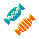 candy, hard candy, sweets, wrapper svg vector icon