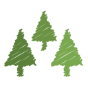christmas, decoration, holiday, ornaments, scribble, tree, xmas svg vector icon
