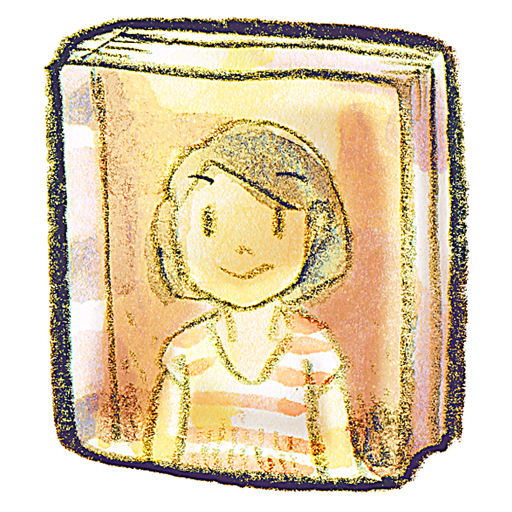book, face icon