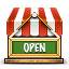 shop,open icon