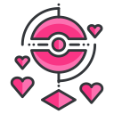 game, go, love, play, pokemon, reality, virtual svg vector icon