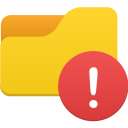 folder,alert icon