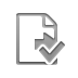 file,transfer,checkmark icon