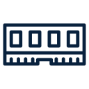 computer, electronic, ram, technology, web svg vector icon