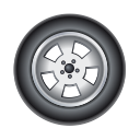 auto, automobile, car, tire, transport svg vector icon