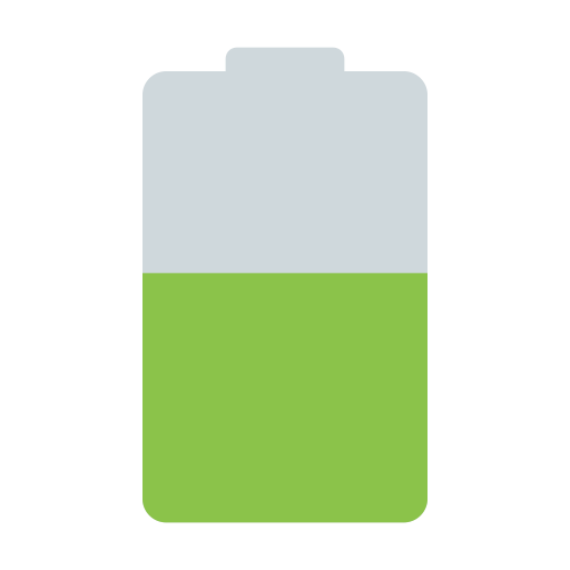 Middle Battery svg vector icon