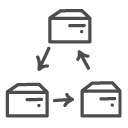 network,recycle icon