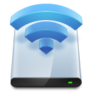 disk, harddisk, hdd, wireless icon