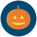 halloween, happy, pumpkin svg vector icon