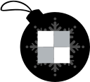 ball, christmas, delicious svg vector icon