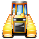 caterpillar, tractor icon