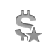 currency,sign,dollar,star icon