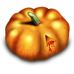 bloody,pumpkin,halloween icon