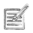 draft, note, productivity, shape, social svg vector icon
