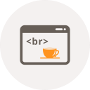 break, code, coding, coffee, coffee cup, html, window svg vector icon