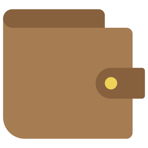 Business Color Wallet svg vector icon