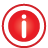 basic, frame, information, red icon