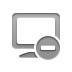 monitor,delete icon