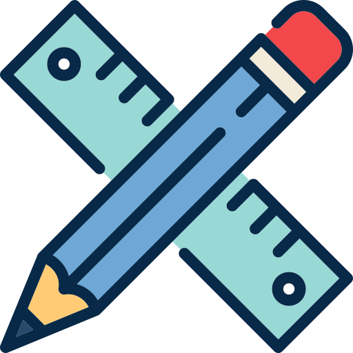 Pencil svg vector icon
