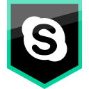 logo, media, skype, social svg vector icon