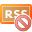 delete, rss icon