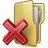 folder,delete,win icon