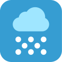 snow, snowing, weather svg vector icon