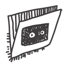 folder,video icon