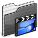 folder,black,movie,film,video icon