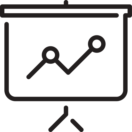 Presentation Line svg vector icon
