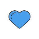 heart, like, love, twitter svg vector icon