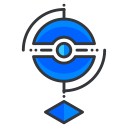 boy, game, go, play, pokemon, reality, virtual svg vector icon
