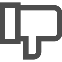 dislike, down, interface, thumbs, ui svg vector icon