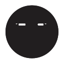 emoji, emotion, neutral, smiley svg vector icon