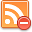 feed,delete,del,remove,rss,subscribe icon