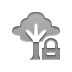 tree,lock icon