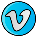 hayal, media, social, video, vimeo icon