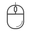 computer mouse , computer mouse line , mouse, mouse , mouse line svg vector icon