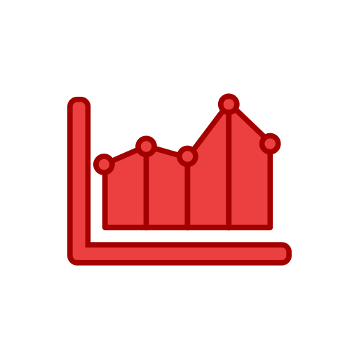 Line Chart svg vector icon