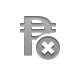 currency,sign,peso,close icon