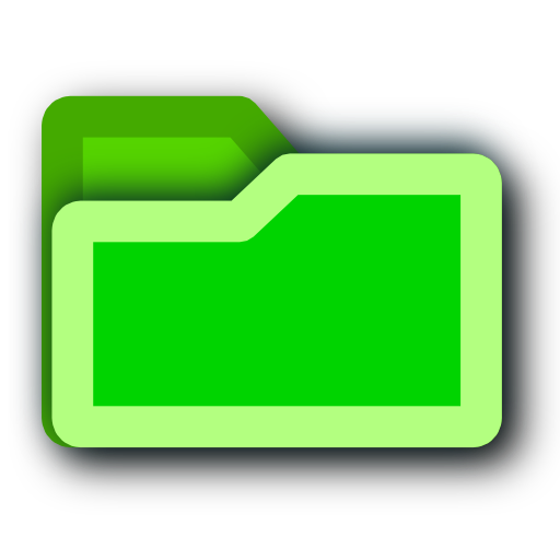 folder,green icon