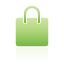 bag, green, shopping icon