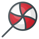 candy, lollipop svg vector icon